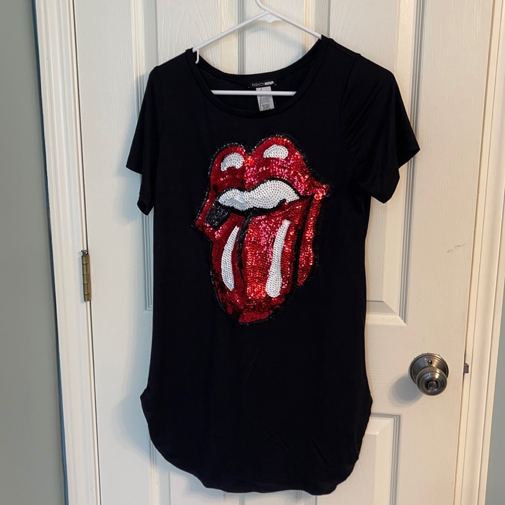 Brand new Rolling Stones sparkle dress!